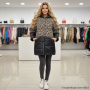 GET 4027 Jakna s leopard uzorkom