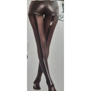 GET 413 CRNE ČARAPE S CRNOM LATEX TRAKOM OD IZA ( 69 kn )