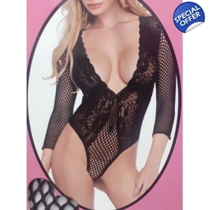 GET 529 Rastezljivi mrežasti body Roxanne ( 119 kn )
