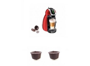 2 x Refillable Reusable Compatible Coffee Capsules Pods for DOLCE GUSTO Machines