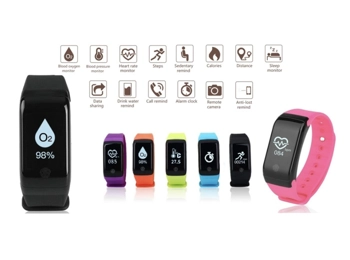 27 in 1 HR12 Fitness Tracker With Blood Oxygen, Pressure & Heart Rate Monitoring