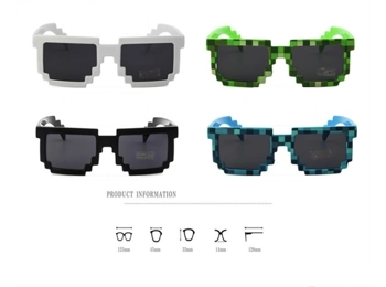 Minecraft inspired Kids Glasses- 4 Colour Options