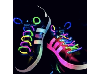 Multi Colour LED Shoelaces