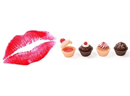 Kiss Kiss Cupcake Lip Gloss - set of 4