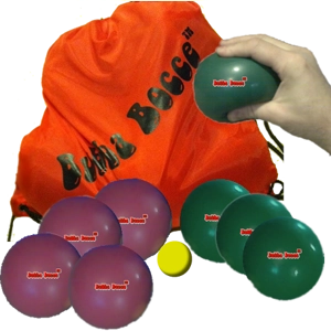 Bubba Bocce Official Size and Weight Indoor Soft Bocce Ball Set - 107 mm, 920 gr