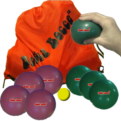 Bubba Bocce Official Size and Weight Indoor Soft Bocce Ball Set - 107 mm, 920 gr title=