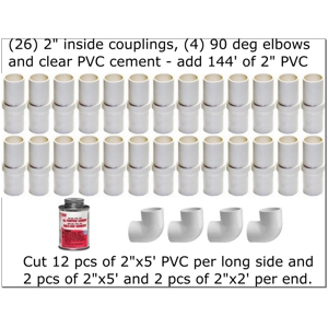 Indoor Bocce Court Kit Package