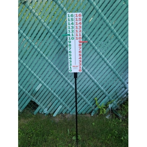 Outdoor Dual-Sided Bocce Cornhole Scoreboard