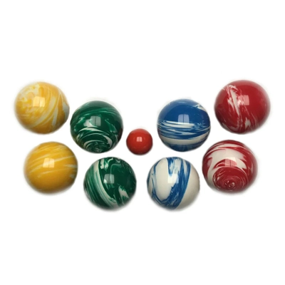 107 mm 920 gr Professional Synthetic Bocce Ball Set title=