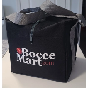 Heavy Duty Wide Mouth Bocce Ball Set Bag - Green, Black or Gray