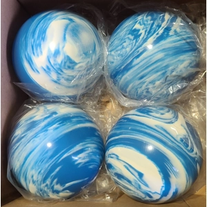 107 mm 920 gr Professional Synthetic Bocce 4-Ball Set