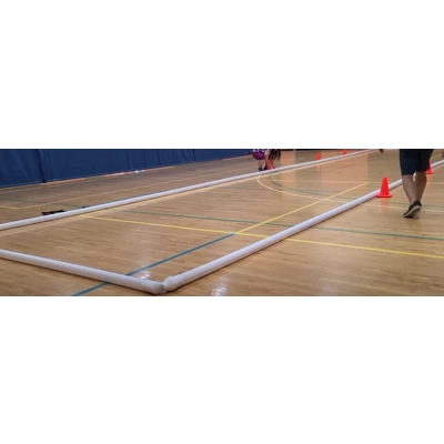 Portable Inflatable 60 ft x 12 ft Indoor/Outdoor Bocce Court title=