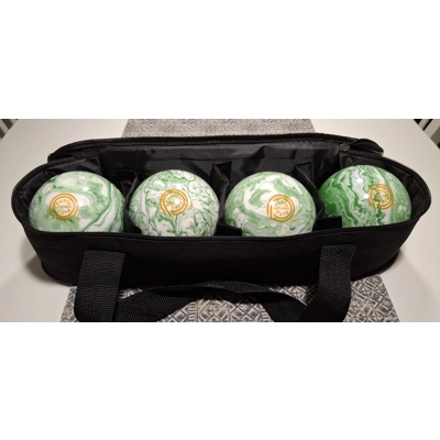 Punto Puro Pro Synthetic 4-Ball Set, 107mm / 920g with Bag title=