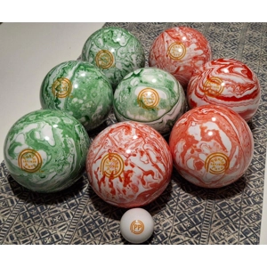 Punto Puro Synthetic 107mm/920g 8 Bocce Ball Set