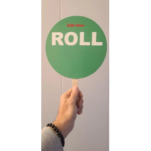Eco Two-sided Next Bocce Roll Indicator Sign