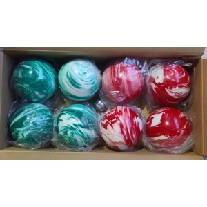 107 mm 920 gr Professional Synthetic Bocce 8-Ball Set