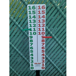 Outdoor Dual-Sided Bocce Cornhole Scoreboard