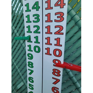 Outdoor Dual-Sided Bocce Cornhole Scoreboard