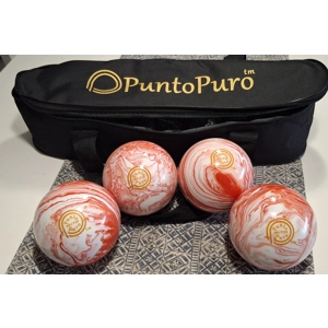 Punto Puro Synthetic 4-Ball Youth / Training Set, 99mm / 725g with Pro Bag