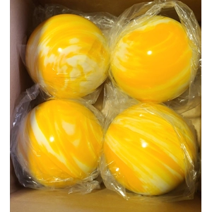 107 mm 920 gr Professional Synthetic Bocce 4-Ball Set
