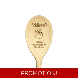 Christmas Baking Spoons Personalised