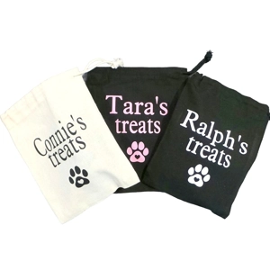 Dog Treat Pouch Bags Personalised ( 15cm x 20cm )