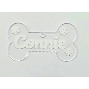 Personalised Acrylic Dog Bone made to your design