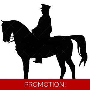 Warhorse Mounted Soldier Silhouette figure
