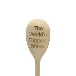 Wooden spoon The worlds biggest stirrer