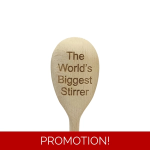 Wooden spoon The worlds biggest stirrer