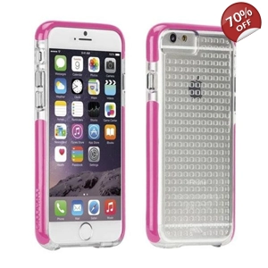 Case-Mate Tough Air Case for iPhone 6/6s - Clear/Pink