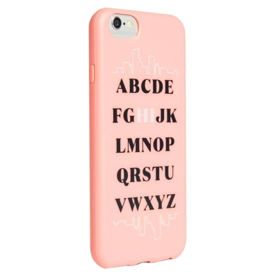 Agent18 FlexShield Alphabet HI Case for iPhone 6/6s - Pink