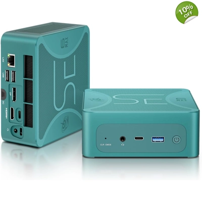 Beelink SER6 MAX Mini PC, AMD Ryzen 7 7735HS, 32GB DDR5, 500GB PCle4.0 SSD