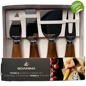 Bowring Tribeca 4 Piece Cheese Knife Set