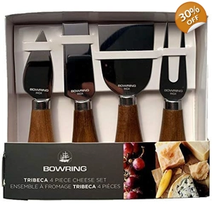 Bowring Tribeca 4 Piece Cheese Knife Set Bowring Tribeca 4 Piece Cheese Knife Set