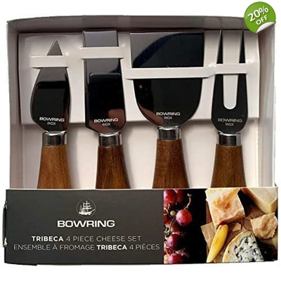 Bowring Tribeca 4 Piece Cheese Knife Set