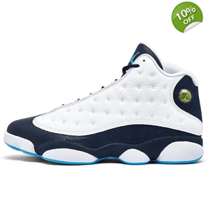Nike Jordan Mens Air Jordan 13 Retro Obsidian-White/Dark Powder Blue-multi