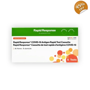 Rapid Response® COVID-19 Antigen Test-5 Pack