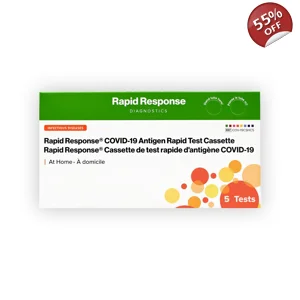 BTNX Inc Rapid Response® COVID-19 Antigen Test-5 Pack