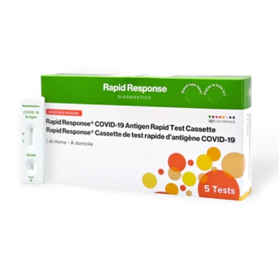 BTNX Inc Rapid Response® COVID-19 Antigen Test-5 Pack
