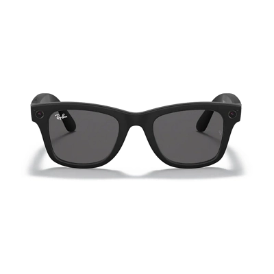 Ray-Ban Stories Wayfarer RW4004 Smart Glasses Matte Black Frame Classic Dark Gray Lens