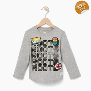 Roots Toddler Ski Patch T-shirt Roots Toddler Ski Patch T-shirt