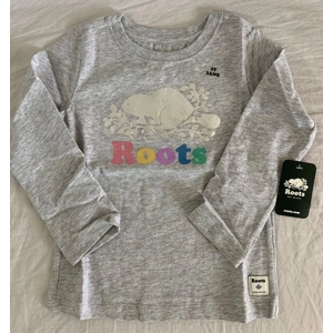 Roots Toddler Foil Cooper Beaver T Shirt Roots Toddler Foil Cooper Beaver T Shirt