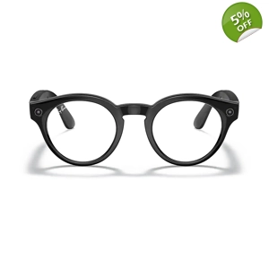 Ray-Ban Stories Round RW4003 Smart Glasses Shiny Black Frame Transitions Brown.. Ray-Ban Stories Round RW4003 Smart Glasses Shiny Black Frame Transitions Brown..