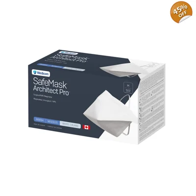 Medicom SafeMask Architect Pro N95 Surgical Respirator Masks-50 per box