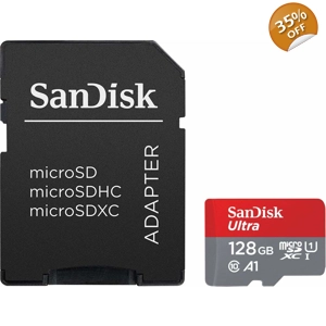 SanDisk Ultra 128GB microSDXC UHS-I Card with Adapter SanDisk Ultra 128GB microSDXC UHS-I Card with Adapter