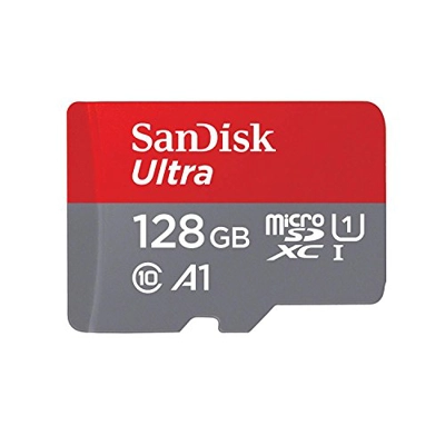 SanDisk Ultra 128GB microSDXC UHS-I Card with Adapter