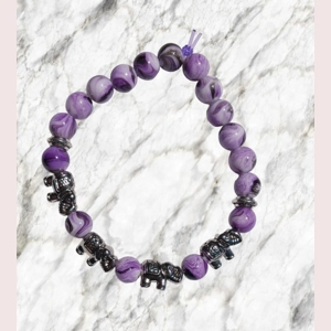 Purple Elephant Bracelet