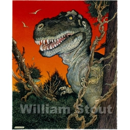 William Stout's RED REX Art Print