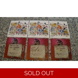 2 Autographed mini-posters